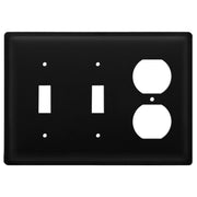Plain Metal Switch Plate Cover Double Switch Outlet Wall Plate