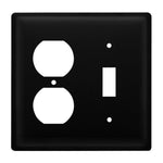 Switch and Outlet Plate Plain Metal Style 4.63" H Decorative Wall Accent by Wrought Iron Inc.