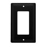 GFCI Outlet Cover Plain Wrought Iron 4.63" H Minimalist Wall Plate by Village Wrought Iron Inc.