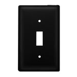 Plain Metal Single Switch Cover Wrought Iron 4.63" H Minimal Wall Accent by Village Wrought Iron Inc.