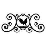 Country Wall Decor – Metal Rooster Plaque
