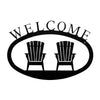 Rustic Adirondack Welcome Wall Plaque