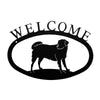 Rustic Dog Welcome Wall Plaque