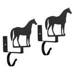 Wrought Iron Horse Shelf Support Brackets