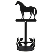 Rustic Horse Candle Holder Wall Sconce Iron Decor