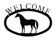 Small Metal Welcome Sign