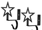 Wrought Iron Star Shelf Support Brackets