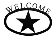 Small Metal Welcome Sign