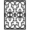 Black Metal Wall Art 32" – Decorative Vertical Wall Accent