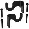 Wrought Iron Extra Small Curtain Rod Brackets (Pair)
