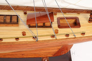 48.5 Inch Classic Sailboat Model – Wooden Shamrock Yacht – Nautical Decoration