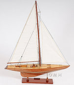 Columbia 1958 Racing Yacht – Handcrafted Wooden Model Ship