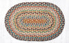 Earth Rugs MS-328 Multi 1 Oval Swatch 10``x15``