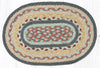 Earth Rugs MS-782 Classic Stucco Oval Swatch 10``x15``