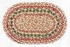 Earth Rugs MS-9-24 Olive Oval Swatch 10``x15``