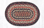 Earth Rugs MS-9-90 Terracotta Oval Swatch 10``x15``