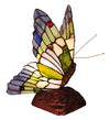 Chloe Lighting CH10221GA05-NL1 Kacy 3 Tiffany-style 1 Light Butterfly Accent Table Lamp 10" Tall