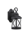 Chloe Lighting CH25041BK16-OD1 Milania Adora Transitional 1 Light Black Outdoor Wall Sconce 16`` Height