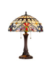 Chloe Lighting CH33313VI16-TL2 Tiffany-style 2 Light Victorian Table Lamp 16" Shade