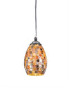 Chloe Lighting CH3CB31CM04-DP1 Ravenna Mosaic 1 Light Ceiling Mini Pendant 5`` Shade