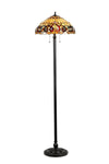 Chloe Lighting CH33353VR18-FL2 Serenity Tiffany-style 2 Light Victorian Floor Lamp 18`` Shade