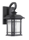 Chloe Lighting CH22021BK13-OD1 Franklin Transitional 1 Light Black Outdoor Wall Sconce 13`` Height