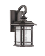 Chloe Lighting CH22021RB13-OD1 Franklin Transitional 1 Light Rubbed Bronze Outdoor Wall Sconce 13`` Height