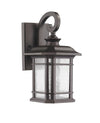 Chloe Lighting CH22021RB17-OD1 Franklin Transitional 1 Light Rubbed Bronze Outdoor Wall Sconce 17`` Height