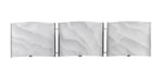 Chloe Lighting CH21010CM25-BL3 Ampere Transitional 3 Light Chrome Metallic Bath Vanity Wall Fixture White Frosted Alabaster Glass 25`` Wide