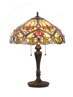Chloe Lighting CH33352VR18-TL2 Byron Tiffany-style 2 Light Victorian Table Lamp 18" Shade