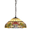 Chloe Lighting CH33360VR18-DH2 Hester Tiffany-Style 2 Light Victorian Ceiling Pendant Fixture 18`` Shade