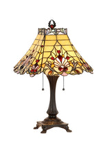 Chloe Lighting CH33363VI16-TL2 Abigale Tiffany-style 2 Light Victorian Table Lamp 16" Shade