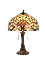 Chloe Lighting CH33361VI16-TL2 Claire Tiffany-style 2 Light Victorian Table Lamp 16" Shade