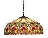 Chloe Lighting CH33453BF18-DH2 Sunny Tiffany-Style 2 Light Floral Ceiling Pendant Fixture 18`` Shade