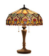 Chloe Lighting CH33453BF18-TL2 Sunny Tiffany-style 2 Light Floral Table Lamp 18" Shade