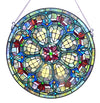 Chloe Lighting CH1P460RV24-GPN Tiffany-Glass Baroque Window Panel 24``