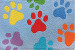 Jellybean Colorful Paws Indoor & Outdoor Rug