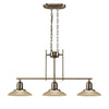 Chloe Lighting CH28001BN32-IL3 Contemporary Brushed Nickel 3-Light Island Fixture