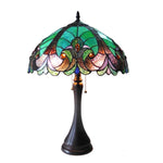 Chloe Lighting CH16780VG16-TL2 Amor Tiffany-style 2 Light Victorian Table Lamp 16" Shade