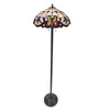 Chloe Lighting CH11674BV18-FL2 Bavarian Tiffany-style 2 Light Victorian Floor Lamp 18" Shade