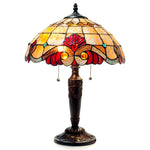 Chloe Lighting CH15063AV15-TL2 Shelly Tiffany-style 2 Light Victorian Table Lamp 14.5" Shade