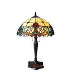 Chloe Lighting CH18767IV16-TL2 Dulce Tiffany-style 2 Light Victorian Table Lamp 16" Shade