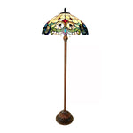 Chloe Lighting CH18767IV18-FL2 Dulce Tiffany-style 2 Light Victorian Floor Lamp 18`` Shade