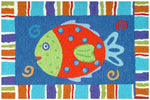 Jellybean Smiling Fish Indoor & Outdoor Rug