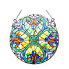 Chloe Lighting CH1P780VT20-GPN Liaison Tiffany-Glass Victorian Window Panel 20``