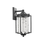 Chloe Lighting CH22024BK16-OD1 Chatelet Transitional 1 Light Black Outdoor Wall Sconce 16`` Height