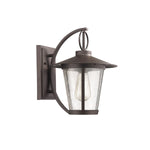 Chloe Lighting CH22046RB12-OD1 Caradoc Transitional 1 Light Rubbed Bronze Outdoor Wall Sconce 12`` Height