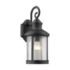 Chloe Lighting CH22049BK16-OD1 Galahad Transitional 1 Light Black Outdoor Wall Sconce 16`` Height