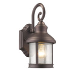 Chloe Lighting CH22049RB12-OD1 Galahad Transitional 1 Light Rubbed Bronze Outdoor Wall Sconce 12`` Height
