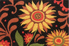 Jellybean Prairie Sunflowers Indoor & Outdoor Rug